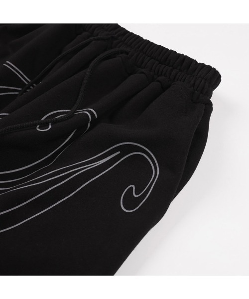 FANCY CLUB（ファンシークラブ）の「【FANCY CLUB】ANGEL VINTAGE SWEATPANTS / 【ファンシークラブ】エンジェルヴィンテージワイドスウェットパンツ（スウェットパンツ・レディース・ブラック/ライトブルー/ベビーピンク/杢グレー・ONE SIZE）」の12枚目の写真