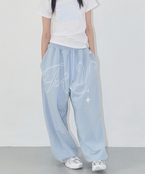 セール】【FANCY CLUB】ANGEL VINTAGE SWEATPANTS / 【ファンシー