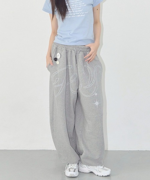 セール】【FANCY CLUB】ANGEL VINTAGE SWEATPANTS / 【ファンシー