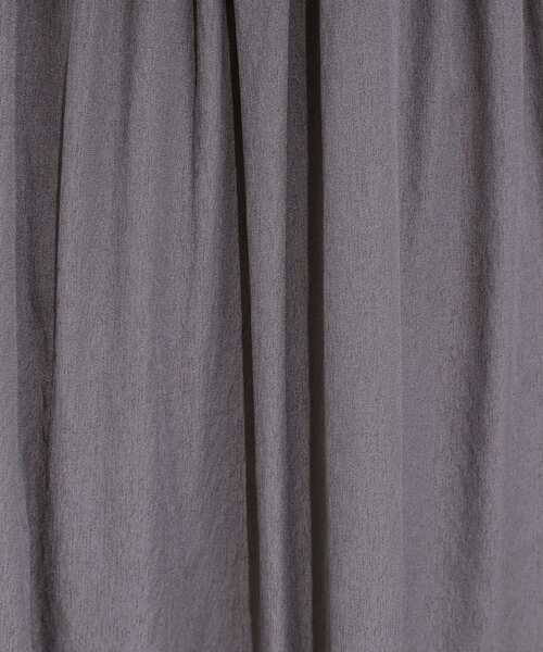 DRESKIP（ドレスキップ）の「【S-LL/セットアップ可/ひんやり】ふんわりさらっと タックフレアスカート（スカート・レディース・グリーン系/チャコールグレー/ブルー・01/02/03/04）」の7枚目の写真