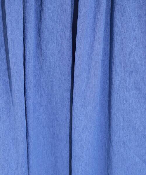 DRESKIP（ドレスキップ）の「【S-LL/セットアップ可/ひんやり】ふんわりさらっと タックフレアスカート（スカート・レディース・グリーン系/チャコールグレー/ブルー・01/02/03/04）」の21枚目の写真