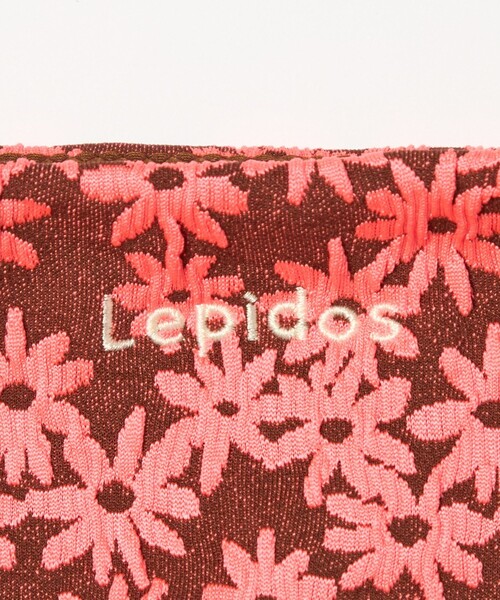 Lepidos（レピドス）の「＜Lepidos＞ジャガードフラワー ハイウエスト ボトム（水着・レディース・ブラウン/コバルトブルー・S/M）」の6枚目の写真