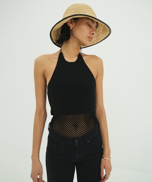 セール】GEOMETRIC HOLE KNIT TOPS（ニット/セーター）｜CLANE