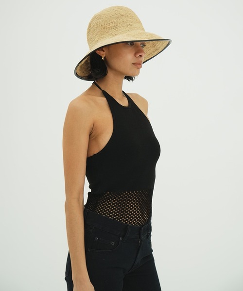 CLANE（クラネ）の「GEOMETRIC HOLE KNIT TOPS（ニット/セーター・レディース・ホワイト/ブラック・1/2）」の11枚目の写真