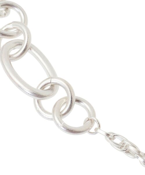 AMERICAN HOLIC（アメリカンホリック）の「切替チェーンマンテルネックレス（ネックレス・レディース・シルバー・FREE）」の6枚目の写真