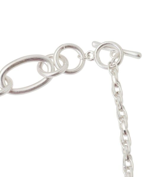 AMERICAN HOLIC（アメリカンホリック）の「切替チェーンマンテルネックレス（ネックレス・レディース・シルバー・FREE）」の7枚目の写真