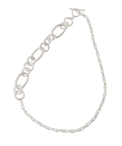 AMERICAN HOLIC（アメリカンホリック）の「切替チェーンマンテルネックレス（ネックレス・レディース・シルバー・FREE）」の8枚目の写真