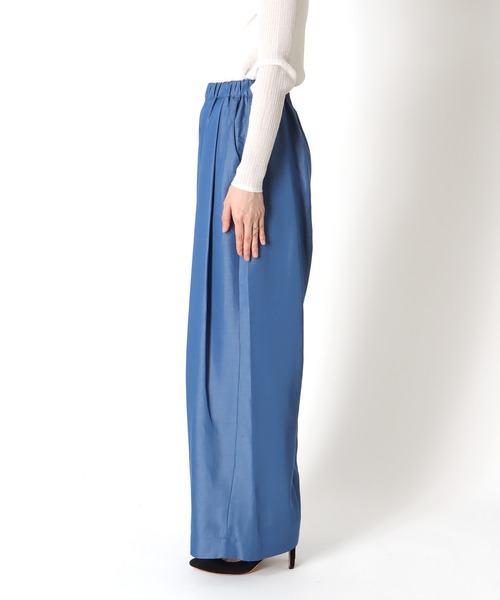 Jines(ジネス)の「テロテロデニムワイドパンツ(デニムパンツ・レディース・インディゴブルー/ブルー・38)」の20枚目の写真