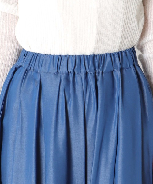 Jines(ジネス)の「テロテロデニムワイドパンツ(デニムパンツ・レディース・インディゴブルー/ブルー・38)」の18枚目の写真