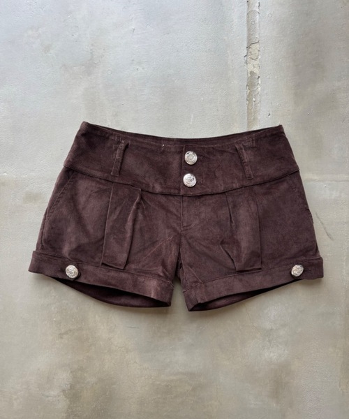 SHAGGIE（シャギー）の「マイクロミニコーデュロイショートパンツ（その他パンツ・レディース・ブラック/ブラウン・MEDIUM/SMALL）」の12枚目の写真