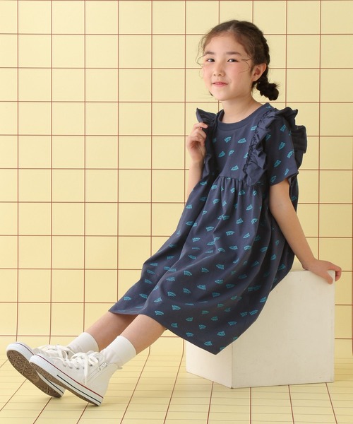 イーリーキシモト総柄ワンピース ELEY KISHIMOTO ドット柄ワンピース・10◇イーリーキシモト/英国