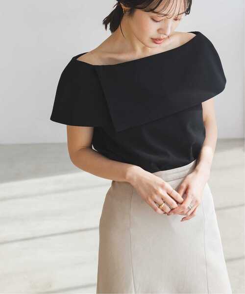 Noble(ノーブル)の「《追加》【洗える】ケープブラウス 7(シャツ/ブラウス・レディース・モカ/サックスブルー/ホワイト/ブラック・FREE)」の11枚目の写真