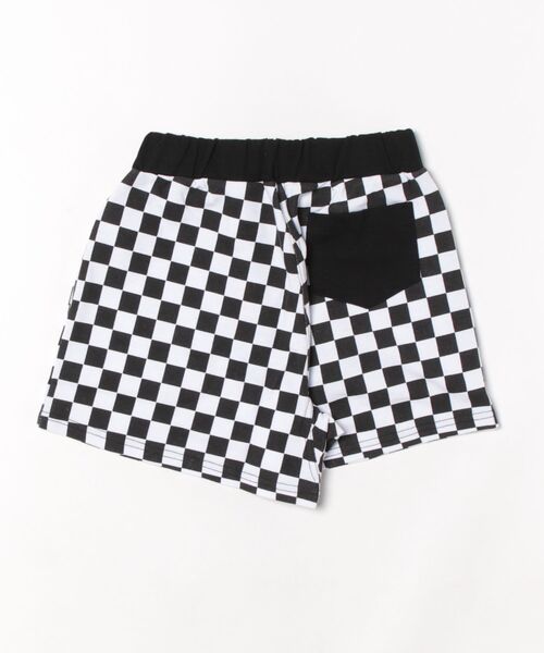CHEER（チアー）の「無地×フラッグチェックショートパンツB（その他パンツ・レディース・ブラック・S/M/L）」の8枚目の写真