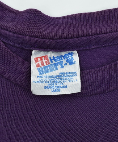 LABORATORY R（ラボラトリーアール）の「【ヴィンテージ古着】90’s Hanes “Spring field”レーシング Tシャツ USA製（Tシャツ/カットソー・メンズ・パープル・LARGE）」の5枚目の写真