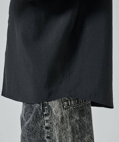 SHAREEF（シャリーフ）の「MESH SLEEVE SHIRTS（シャツ/ブラウス・メンズ・ブラック/ライトグレー・1/2）」の20枚目の写真