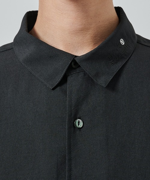SHAREEF（シャリーフ）の「MESH SLEEVE SHIRTS（シャツ/ブラウス・メンズ・ブラック/ライトグレー・1/2）」の21枚目の写真