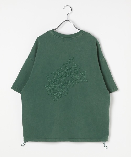 PBLIM（ページボーイリム）の「《UNISEX/セットアップ対応》アップリケロゴプルオーバー（Tシャツ/カットソー・レディース・ブラウン/グリーン/スミクロ・MEDIUM/LARGE）」の9枚目の写真