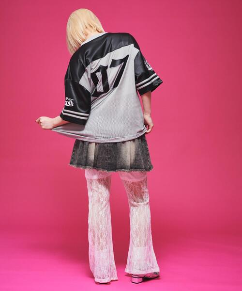 LTR DEPTH（レイターデプス）の「LTR DEPTH/ナンバリングホッケーT（Tシャツ/カットソー・メンズ・ピンク/グレー・MEDIUM/LARGE）」の10枚目の写真