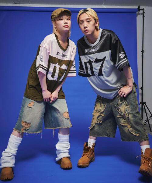 LTR DEPTH（レイターデプス）の「LTR DEPTH/ナンバリングホッケーT（Tシャツ/カットソー・メンズ・ピンク/グレー・MEDIUM/LARGE）」の12枚目の写真