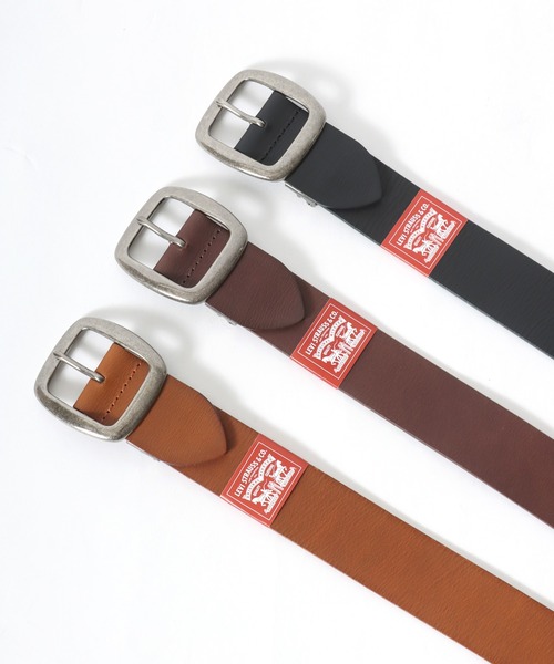 希少 Levi's リーバイスビンテージクロージング レザー ベルト イタリア製 LVC リーバイス イタリア製 レザーベルト エイジング加工 希少