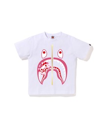 A BATHING APE キッズ Tシャツ ホワイト A BATHING APE® Kids Sakura Photo Ape Head Tee | Bape