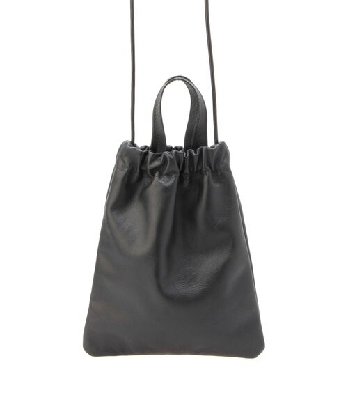 Ungrid（アングリッド）の「スクエアショルダーレザーバッグ（ショルダーバッグ・レディース・ブラック・FREE）」の5枚目の写真