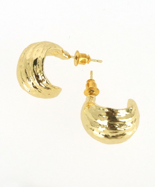 ANAP（アナップ）の「ボリューム フープ ピアス（ピアス（両耳用）・レディース・シルバー/ゴールド・FREE）」の4枚目の写真