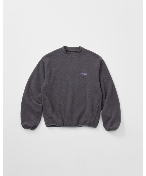THOUSAND MILE（サウザンドマイル）の「【THOUSAND MILE】KNIT FLEECE CREW NECK PULLOVER/ニットフリース クルーネックプルオーバー（その他トップス・メンズ・ブラック/ライトベージュ/チャコールグレー/オフホワイト/ボルドー・XL/L/M/S/XS）」の4枚目の写真