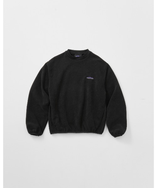 THOUSAND MILE（サウザンドマイル）の「【THOUSAND MILE】KNIT FLEECE CREW NECK PULLOVER/ニットフリース クルーネックプルオーバー（その他トップス・メンズ・ブラック/ライトベージュ/チャコールグレー/オフホワイト/ボルドー・XL/L/M/S/XS）」の3枚目の写真