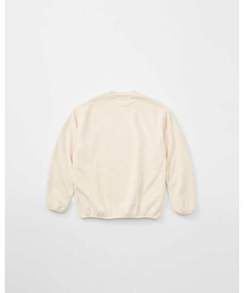 THOUSAND MILE（サウザンドマイル）の「【THOUSAND MILE】KNIT FLEECE CREW NECK PULLOVER/ニットフリース クルーネックプルオーバー（その他トップス・メンズ・ブラック/ライトベージュ/チャコールグレー/オフホワイト/ボルドー・XL/L/M/S/XS）」の6枚目の写真