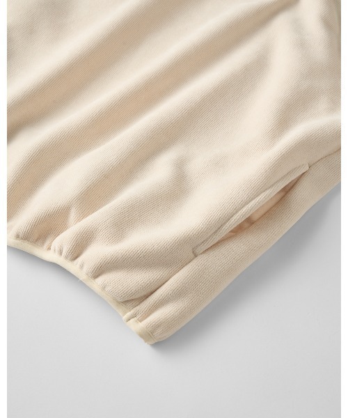 THOUSAND MILE（サウザンドマイル）の「【THOUSAND MILE】KNIT FLEECE CREW NECK PULLOVER/ニットフリース クルーネックプルオーバー（その他トップス・メンズ・ブラック/ライトベージュ/チャコールグレー/オフホワイト/ボルドー・XL/L/M/S/XS）」の11枚目の写真