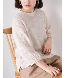 Samansa Mos2 | コクーンスリーブレーストップス(Tシャツ/カットソー)
