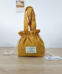 urbanfemine./コーデュロイ巾着ミニバッグ U7493