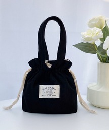 urbanfemine./コーデュロイ巾着ミニバッグ U7493