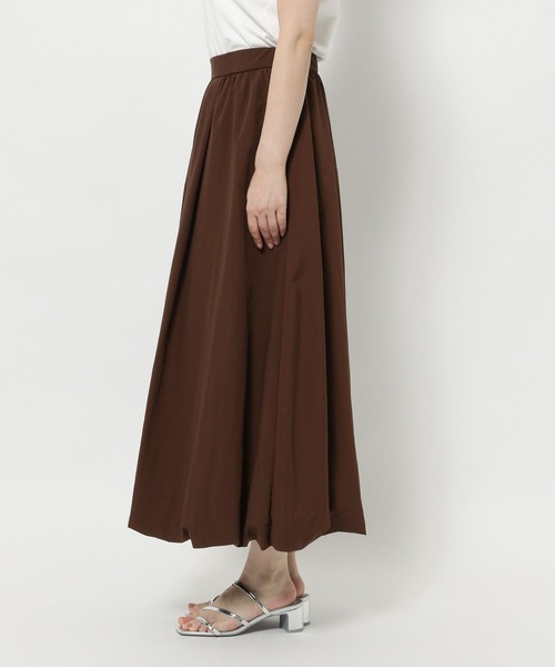 LOWRYS FARM（ローリーズファーム）の「バルーンロングスカート　532402（スカート・レディース・ブラウン/アイボリー/ブラック・FREE）」の5枚目の写真
