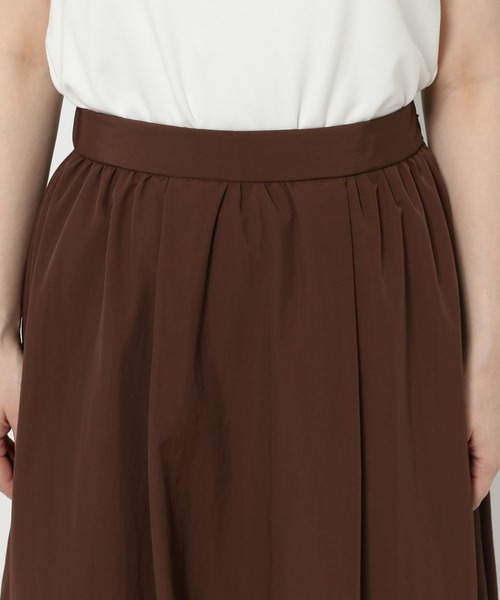 LOWRYS FARM（ローリーズファーム）の「バルーンロングスカート　532402（スカート・レディース・ブラウン/アイボリー/ブラック・FREE）」の8枚目の写真