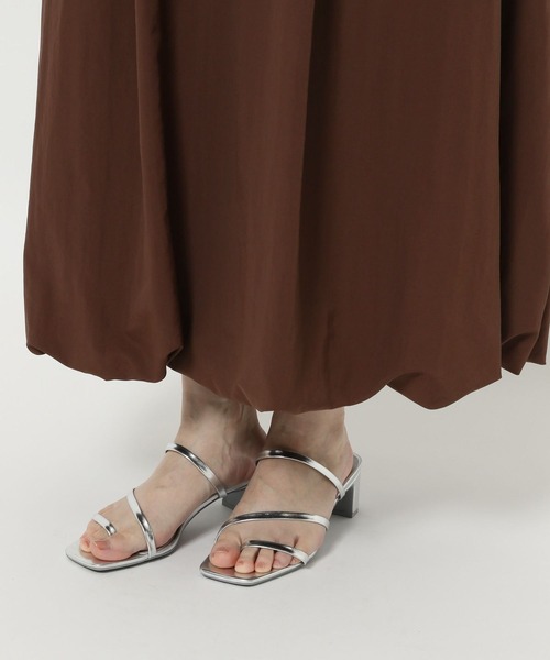 LOWRYS FARM（ローリーズファーム）の「バルーンロングスカート　532402（スカート・レディース・ブラウン/アイボリー/ブラック・FREE）」の10枚目の写真