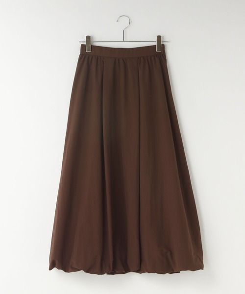 LOWRYS FARM（ローリーズファーム）の「バルーンロングスカート　532402（スカート・レディース・ブラウン/アイボリー/ブラック・FREE）」の12枚目の写真