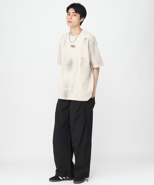 3.3 Field Trip （3.3フィールドトリップ）の「3.3 Field Trip／ブラシシェードＴEE（Tシャツ/カットソー・メンズ・ベージュ/ブラック・LARGE/MEDIUM）」の12枚目の写真