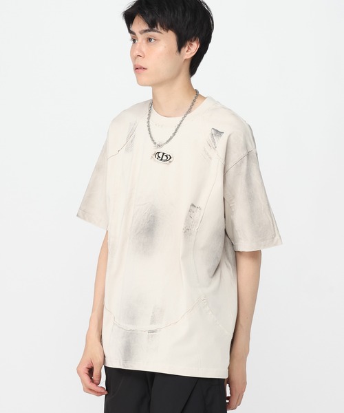 3.3 Field Trip （3.3フィールドトリップ）の「3.3 Field Trip／ブラシシェードＴEE（Tシャツ/カットソー・メンズ・ベージュ/ブラック・LARGE/MEDIUM）」の15枚目の写真