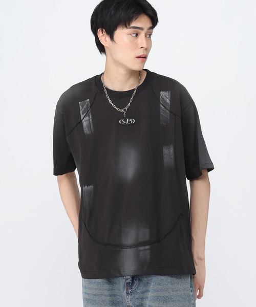 3.3 Field Trip （3.3フィールドトリップ）の「3.3 Field Trip／ブラシシェードＴEE（Tシャツ/カットソー・メンズ・ベージュ/ブラック・LARGE/MEDIUM）」の19枚目の写真