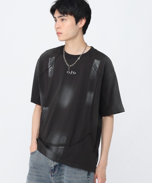3.3 Field Trip （3.3フィールドトリップ）の「3.3 Field Trip／ブラシシェードＴEE（Tシャツ/カットソー・メンズ・ベージュ/ブラック・LARGE/MEDIUM）」の20枚目の写真