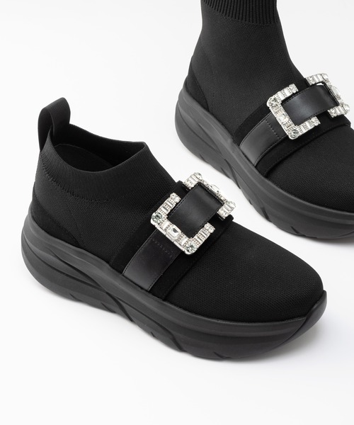 diana（プラスダイアナ）の「【撥水加工】ニットスニーカー