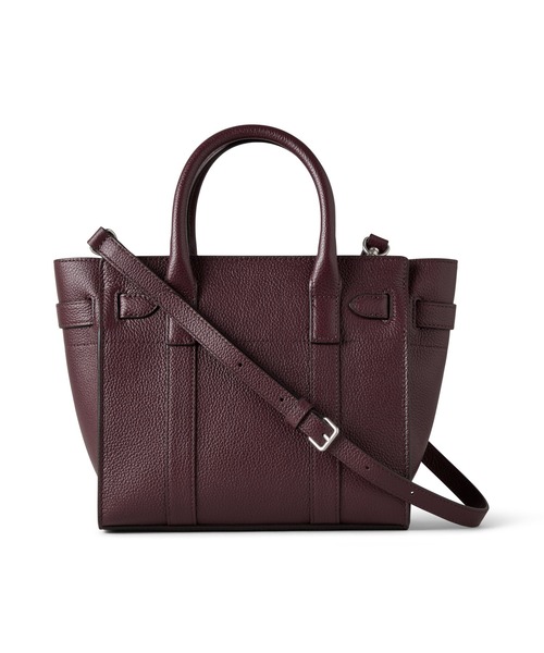 Mulberry（マルベリー）の「ミニ ジップド ベイズウォーター Mini Zipped Bayswater（ハンドバッグ・レディース・ボルドー・FREE）」の2枚目の写真