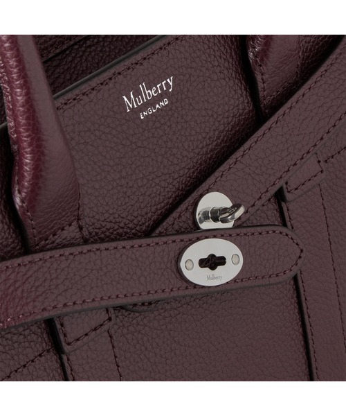 Mulberry（マルベリー）の「ミニ ジップド ベイズウォーター Mini Zipped Bayswater（ハンドバッグ・レディース・ボルドー・FREE）」の7枚目の写真