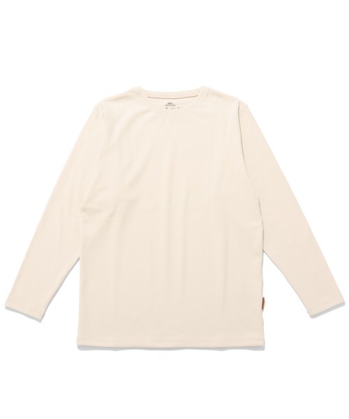 KRIFF MAYER(クリフメイヤー)の「【ストレッチ】もちのびクルーネックインナー長袖(Tシャツ/カットソー・メンズ・ブラック/グレー/ナチュラル・X-LARGE/LARGE/MEDIUM/SMALL)」の4枚目の写真