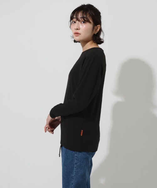 KRIFF MAYER(クリフメイヤー)の「【ストレッチ】もちのびクルーネックインナー長袖(Tシャツ/カットソー・メンズ・ブラック/グレー/ナチュラル・X-LARGE/LARGE/MEDIUM/SMALL)」の13枚目の写真