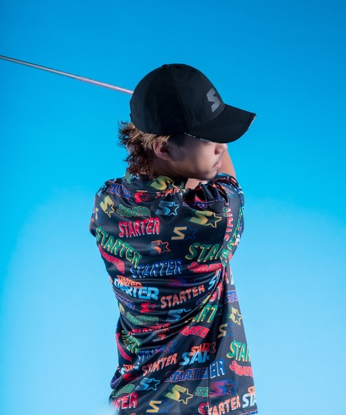 STARTER(スターター)の「●STARTER GOLF●スターターゴルフ アメリカンタイプシルエット STARTERロゴベースボールキャップ サイズ調節可能 SG-023005(キャップ・メンズ・ブラック/レッド/ホワイト・L/M)」の8枚目の写真