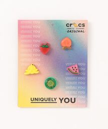 crocs(NbNX)̃NbNX Xp[N Ob^[ t[c 5 pbN / crocs Sparkle Glitter Fruits 5 Pack(V[YANZT[)