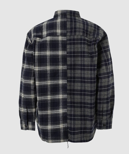 COTTON FLANNEL CHECK MIX SHIRT（シャツ/ブラウス）｜COMME des